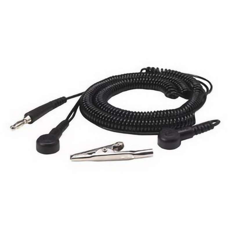Grounding Cord Only, 8 to 10 ft Over-All Length, Field Service, 1/4" Snaps